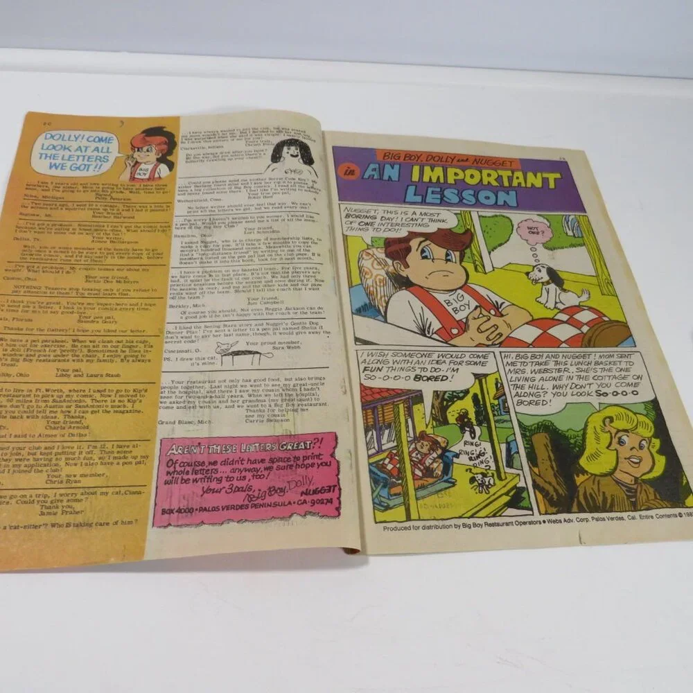 Big Boy 1982 Frischs Comic Book no 307 Adventures of the Big Boy Graphic Novel